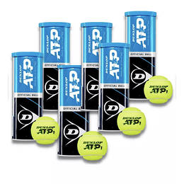 Pack de Pelotas de Tenis Dunlop Atp World Tour X6
