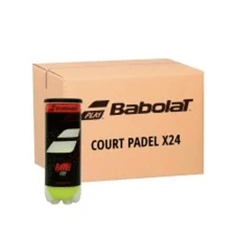 Caja De Pelotas de pádel Babolat Pro X3 (24 unidades)