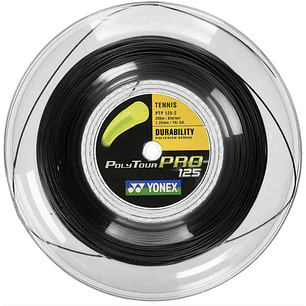 Cuerda De Tenis Yonex Poly Tour Pro Negro