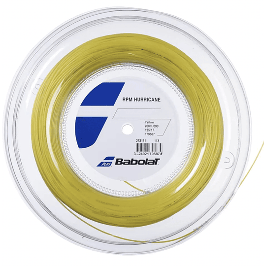 Cuerda De Tenis Babolat Rpm Hurricane Amarillo