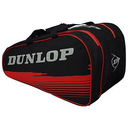 Bolso paletero de pádel Dunlop Club Negro Rojo
