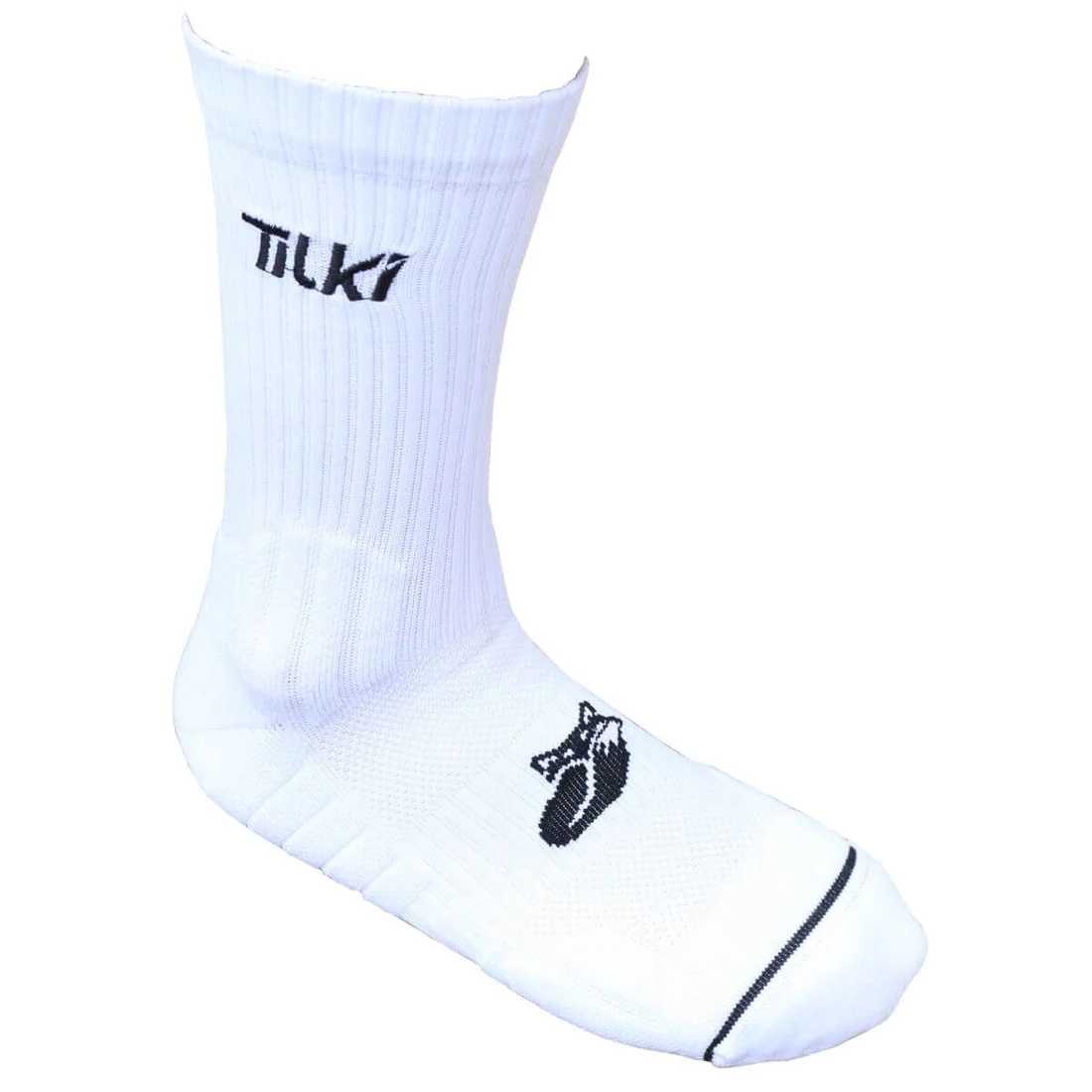Calcetín Crew D2 Tilki Lehinde White/Black