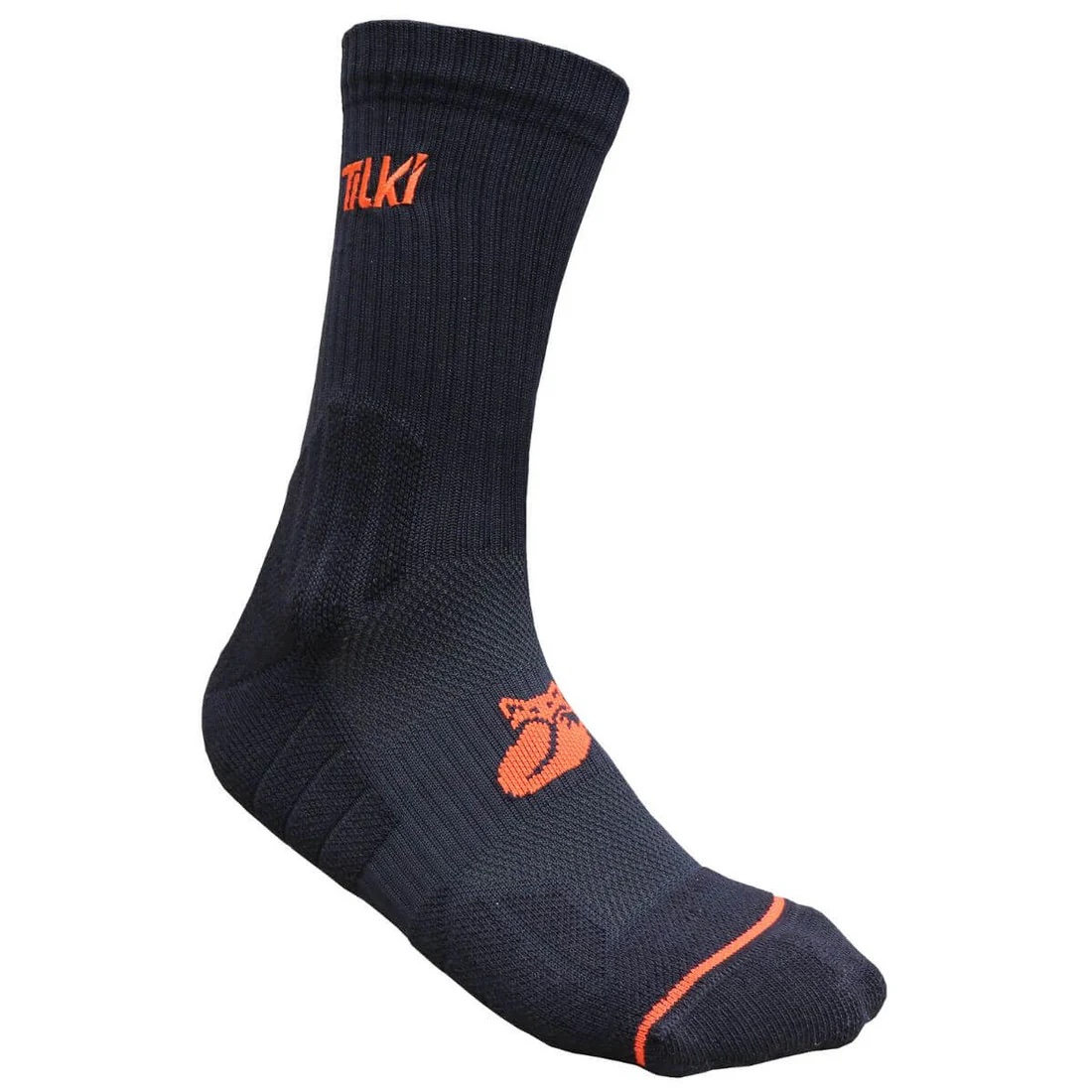 Calcetín Crew D2 Tilki Lehinde Black/Orange 