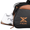 Bolso Paletero de pádel Nox Luxury Open Series Negro / Marrón