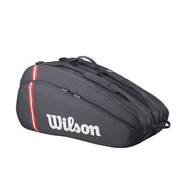 Bolso de tenis Wilson Team Gris Racket 2025 12 Pk