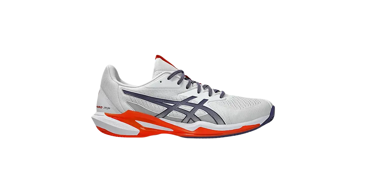 Zapatillas Asics Solution Speed FF 3 Clay White Greyish Purp