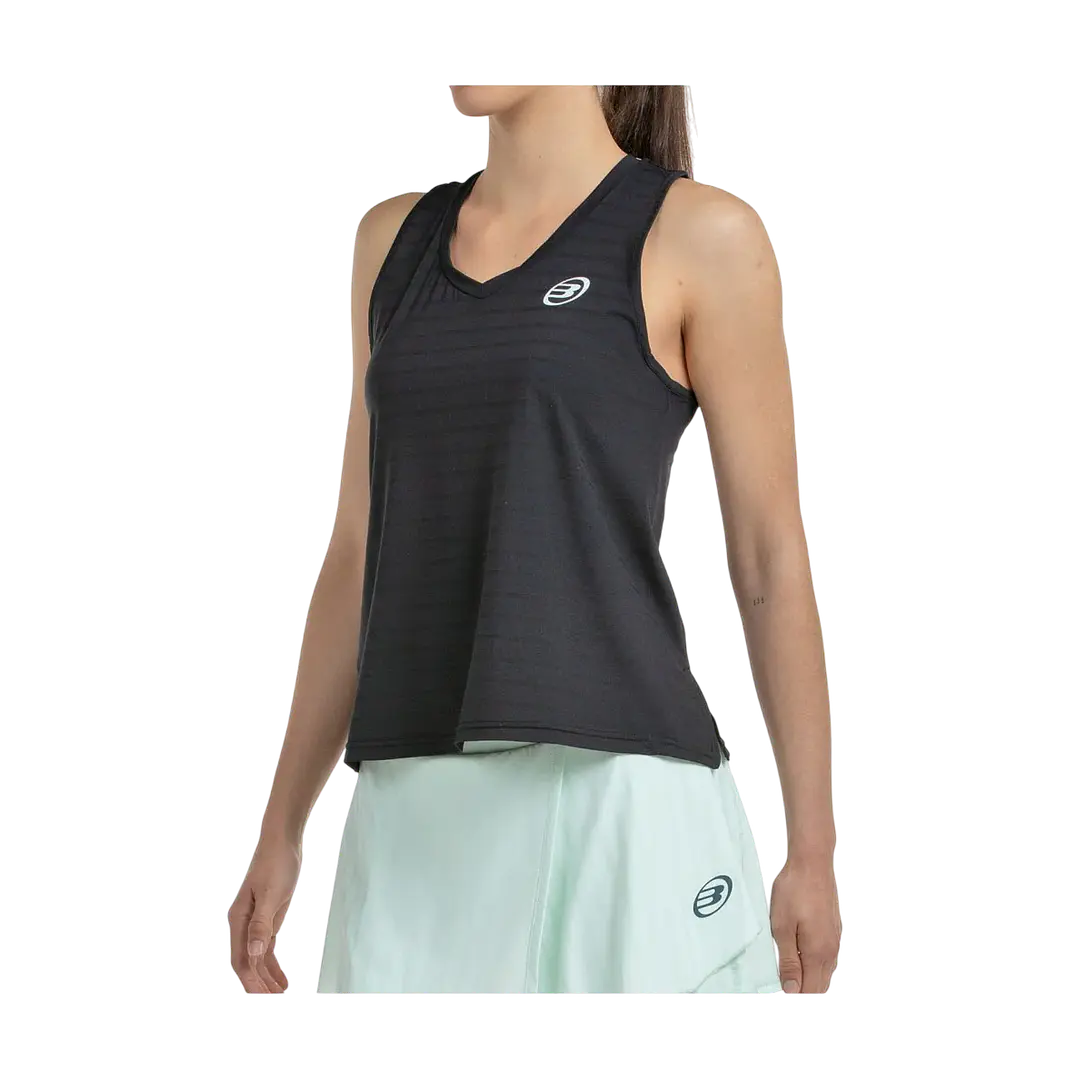 Polera Bullpadel Mujer Adies Negro 2