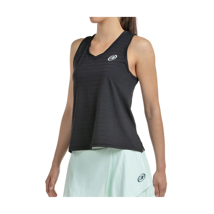 Polera Bullpadel Mujer Adies Negro 2