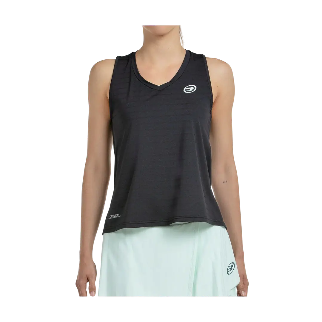 Polera Bullpadel Mujer Adies Negro 1