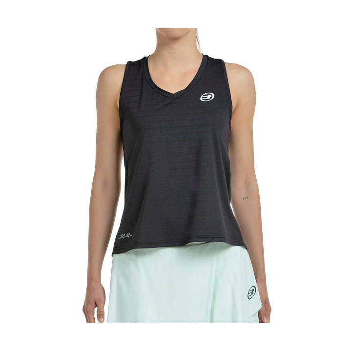 Polera Bullpadel Mujer Adies Negro 1
