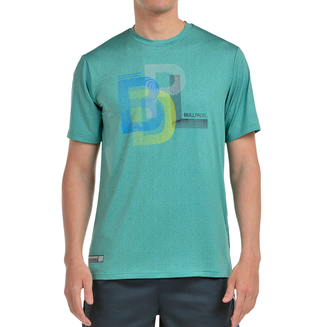 Polera Bullpadel Bebas Azul  8