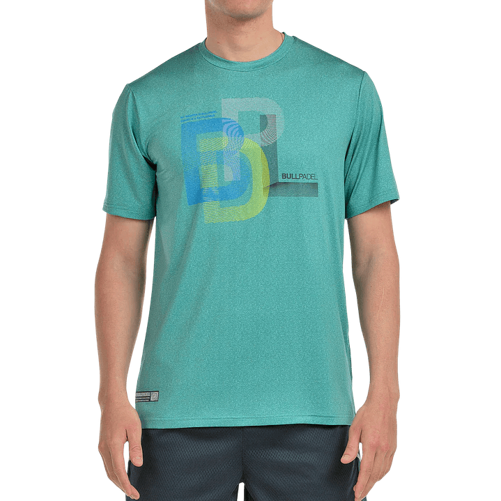 Polera Bullpadel Bebas Azul  8