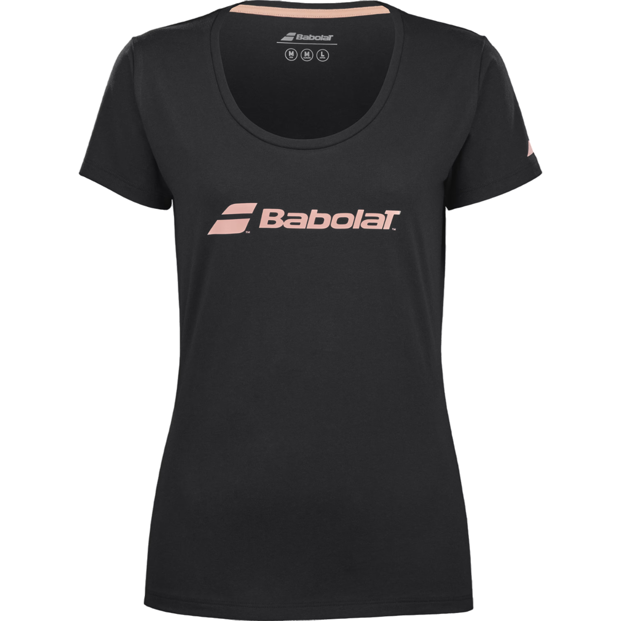 Polera Babolat Exercise Tee Negro