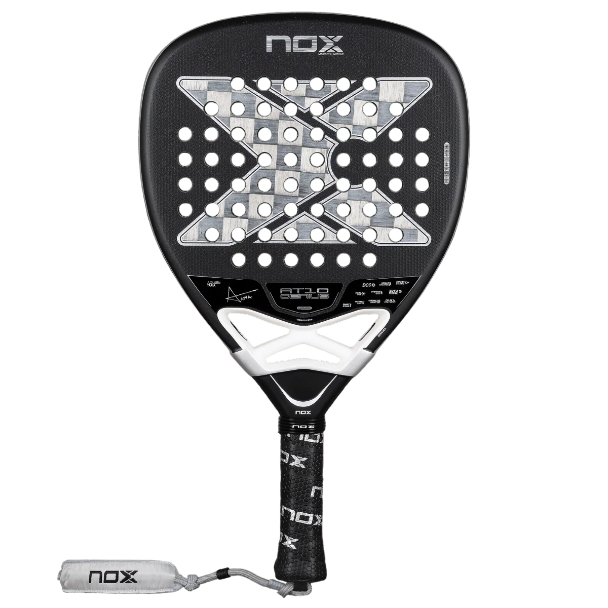 Pala de pádel Nox AT10 Luxury Genius ATTACK 18K Alu