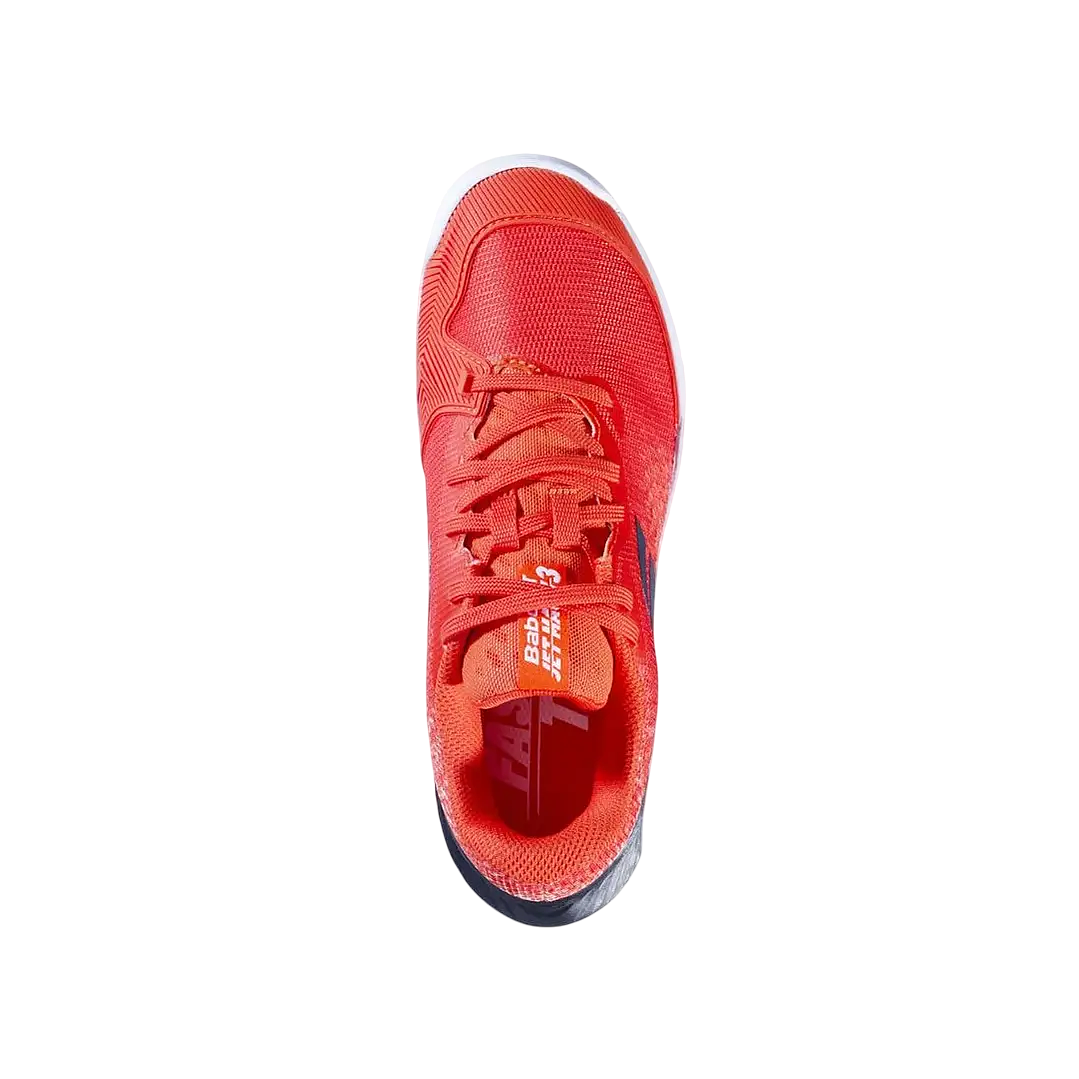 Zapatilla Tenis Babolat Jet Mach 3 Clay Junior Boy Strike Red White 4