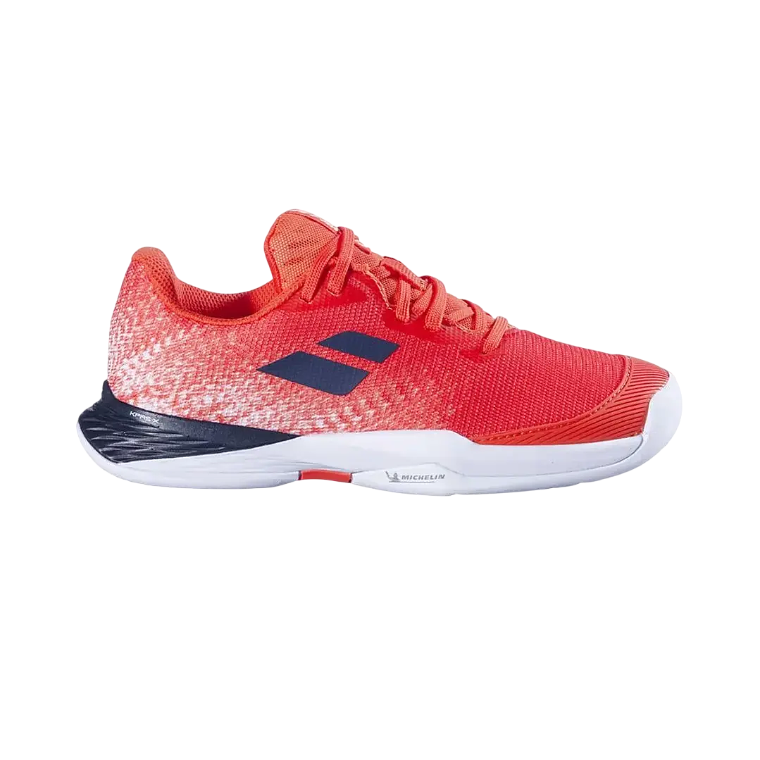 Zapatilla Tenis Babolat Jet Mach 3 Clay Junior Boy Strike Red White 1