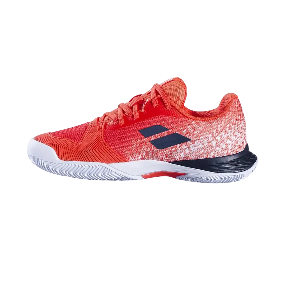 Zapatilla Tenis Babolat Jet Mach 3 Clay Junior Boy Strike Red White 2