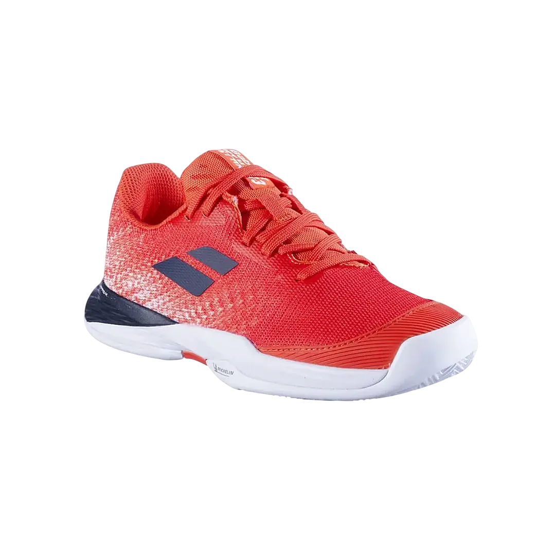 Zapatilla Tenis Babolat Jet Mach 3 Clay Junior Boy Strike Red White 3