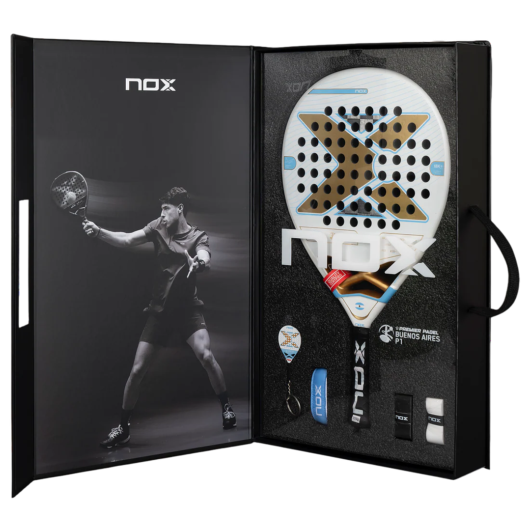 Pala Padel Nox AT10 Luxury Genius 18K Alum Buenos Aires Exclusive Edition 2026 8