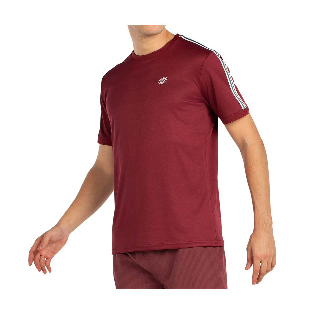 Polera Bullpadel Alder Vino Burdeos  2