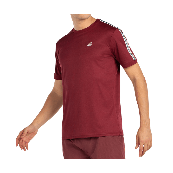 Polera Bullpadel Alder Vino Burdeos  2