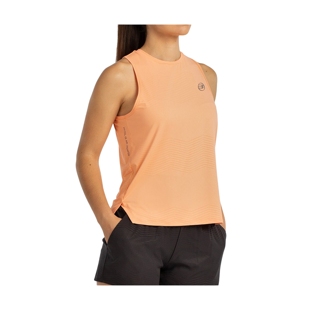 Polera bullpadel Etilo Albaricoque  2