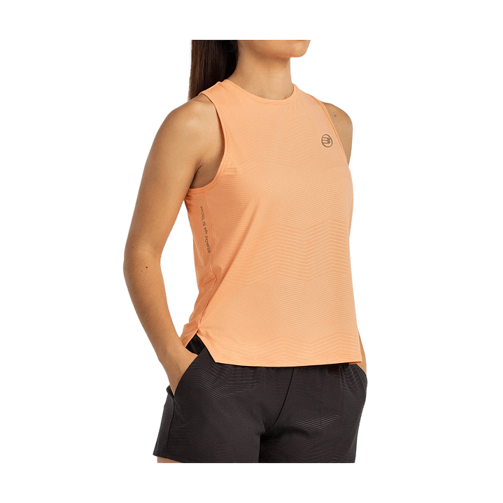 Polera bullpadel Etilo Albaricoque  2