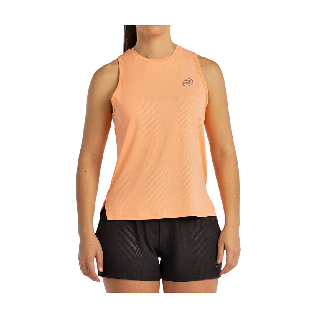 Polera bullpadel Etilo Albaricoque  1