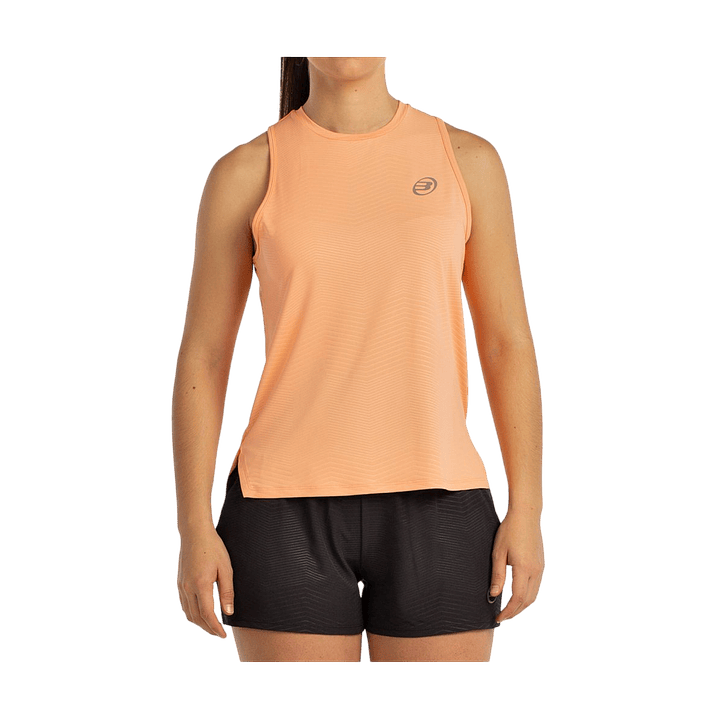 Polera bullpadel Etilo Albaricoque  1