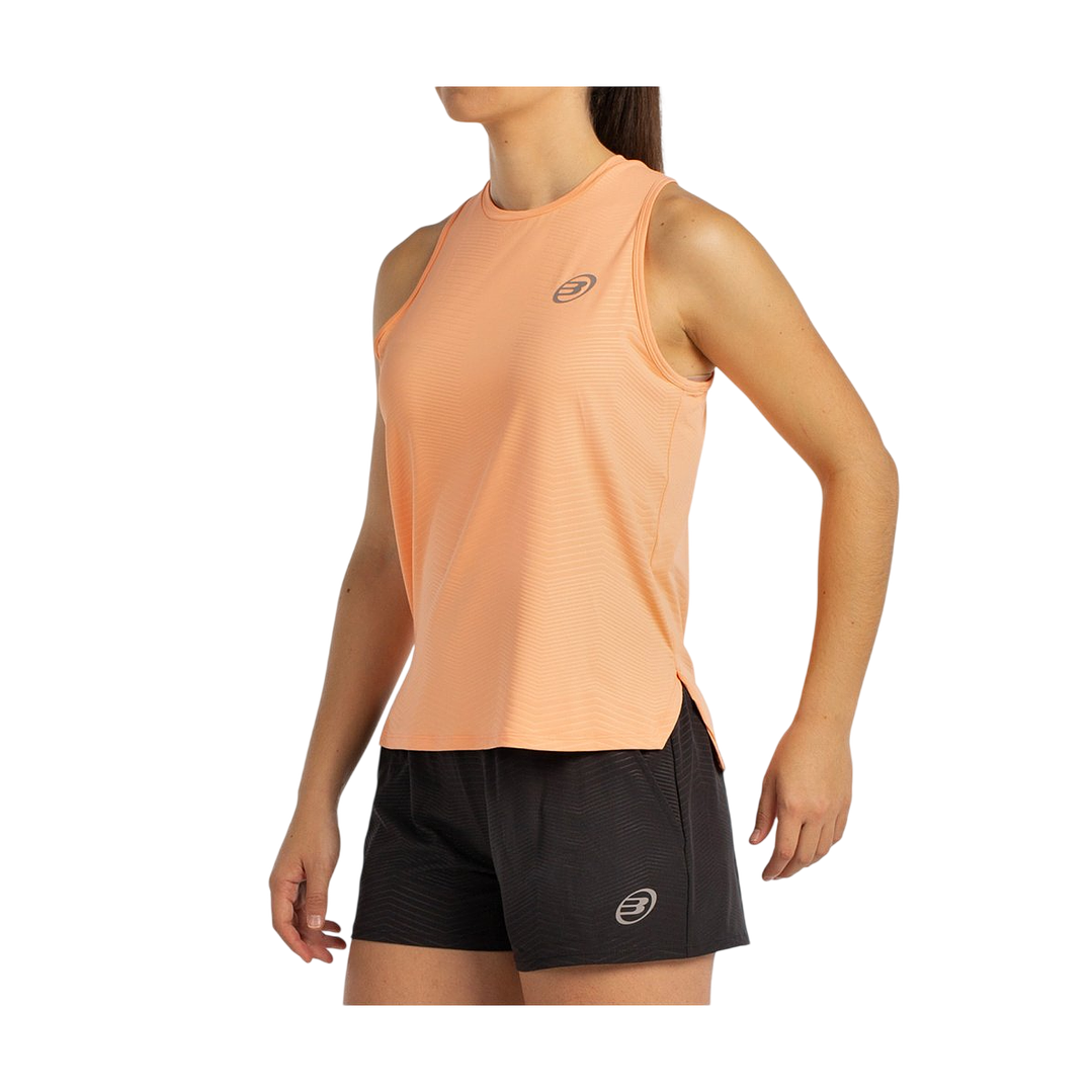 Polera bullpadel Etilo Albaricoque  3