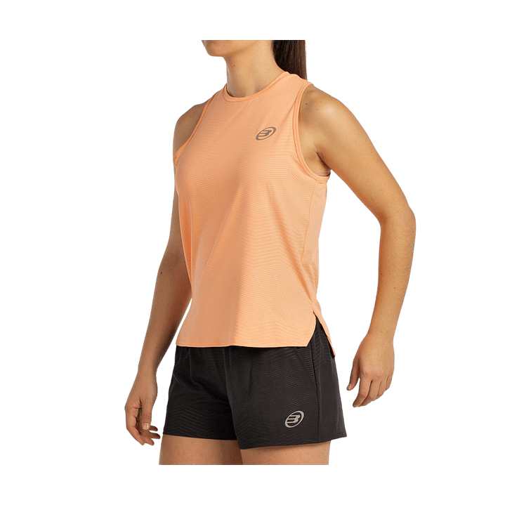 Polera bullpadel Etilo Albaricoque  3