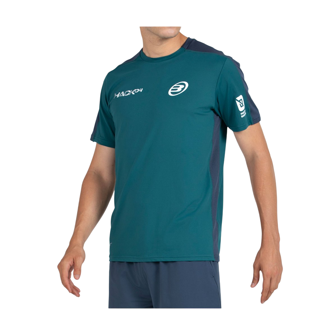 Polera Bullpadel Paquito 25l Verde Oscuro 3