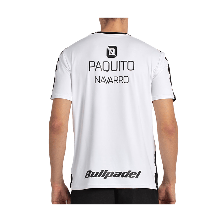  Polera Bullpadel Paquito 25l Blanco 4