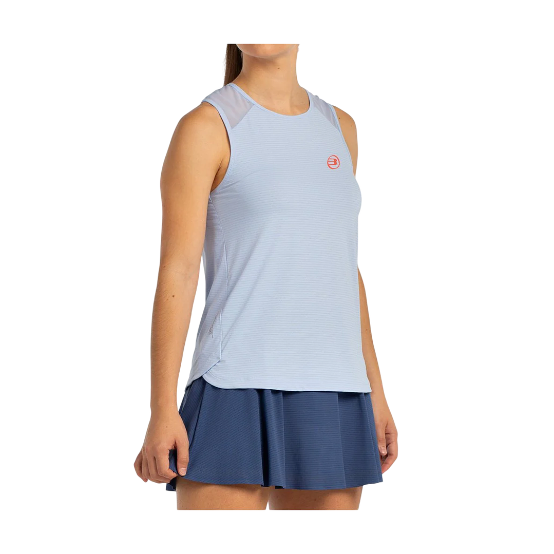 Polera Bullpadel Conso Celeste  2