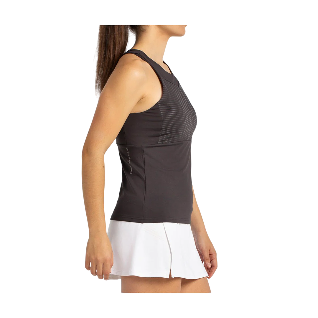 Polera Bullpadel Mujer Erare Azabache 4