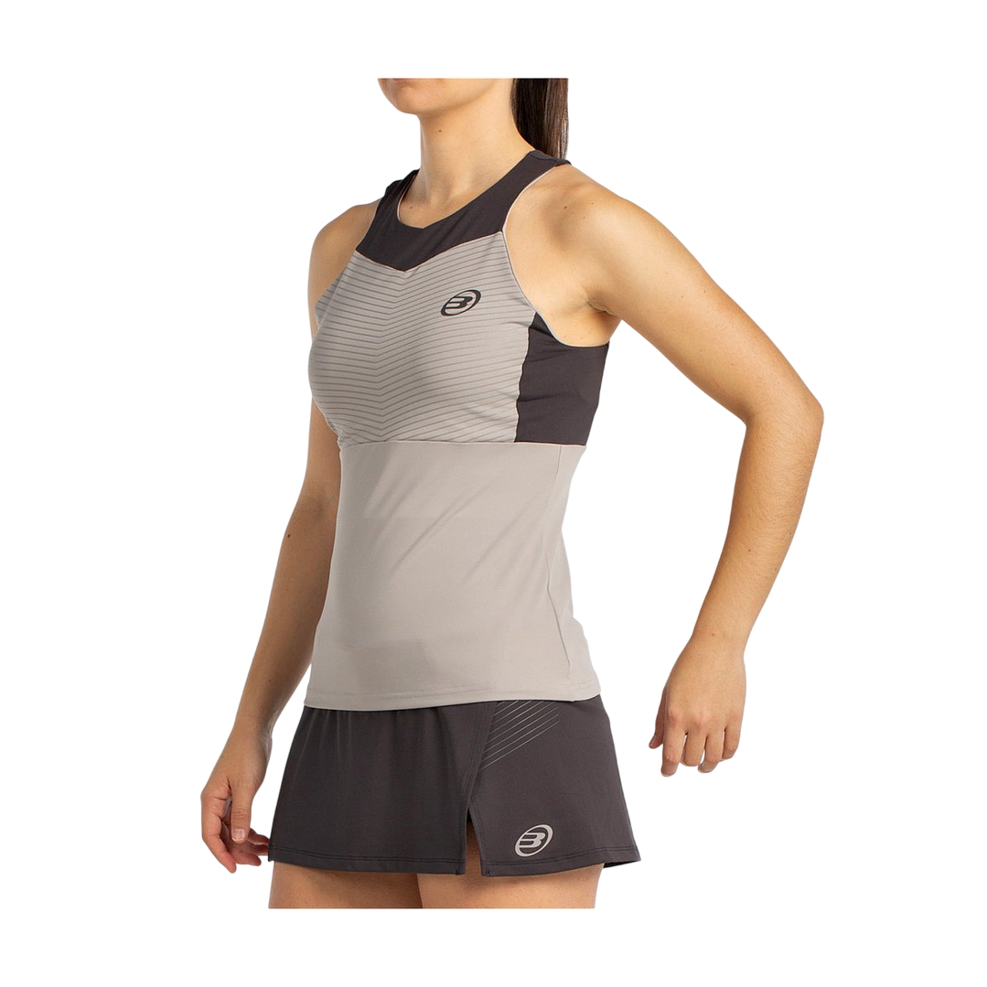 Polera Bullpadel Mujer Erare Humo 3