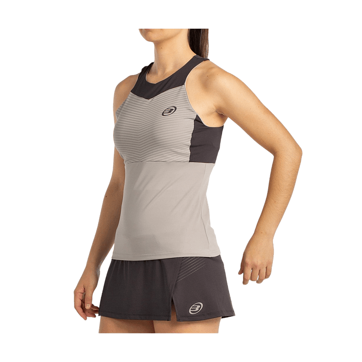 Polera Bullpadel Mujer Erare Humo 3