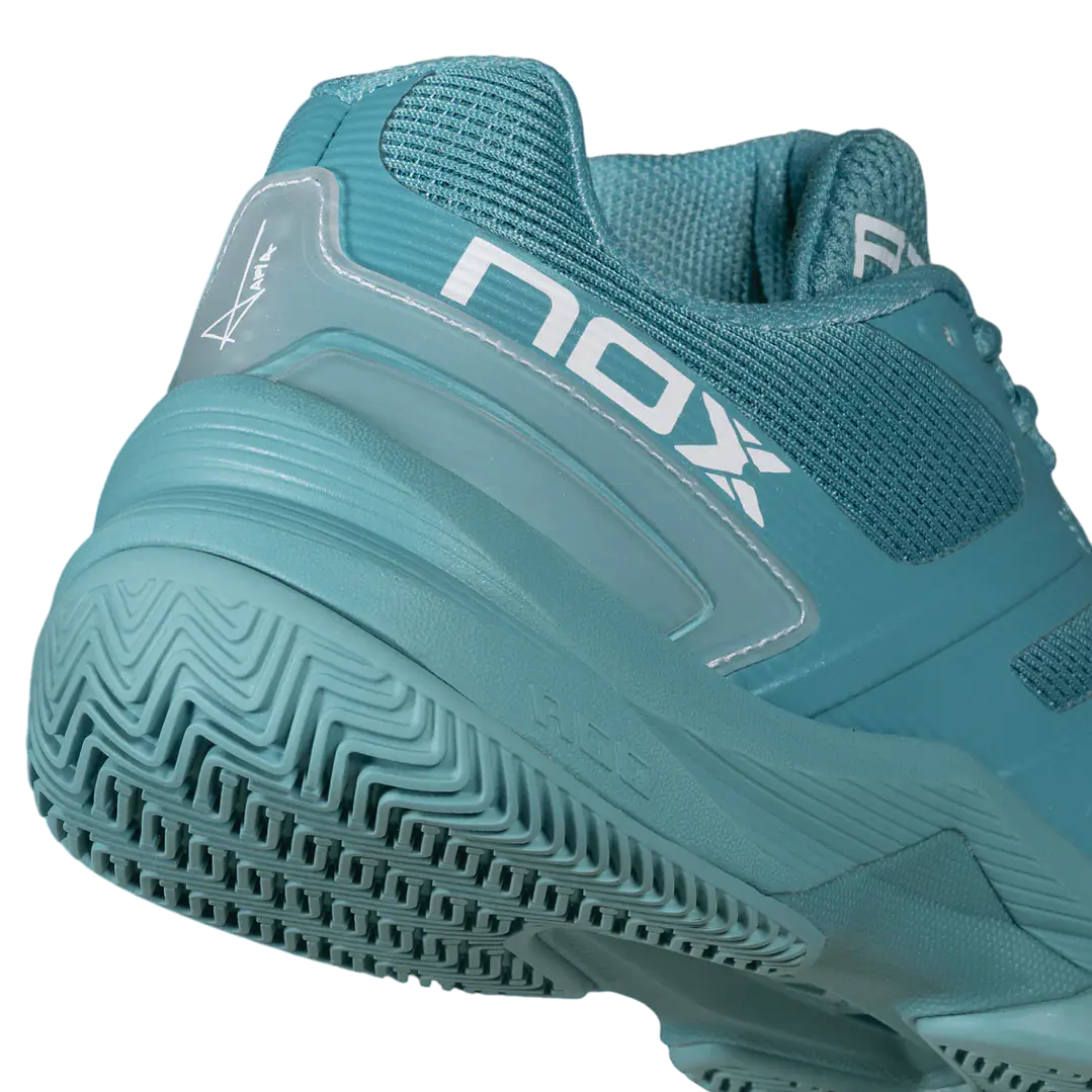 Zapatillas de pádel Nox AT10 Turquesa / Blanco  6
