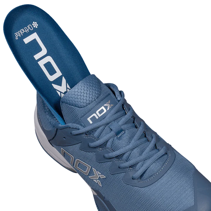 Zapatillas de pádel Nox ML10 Hexa Azul / Plata 6