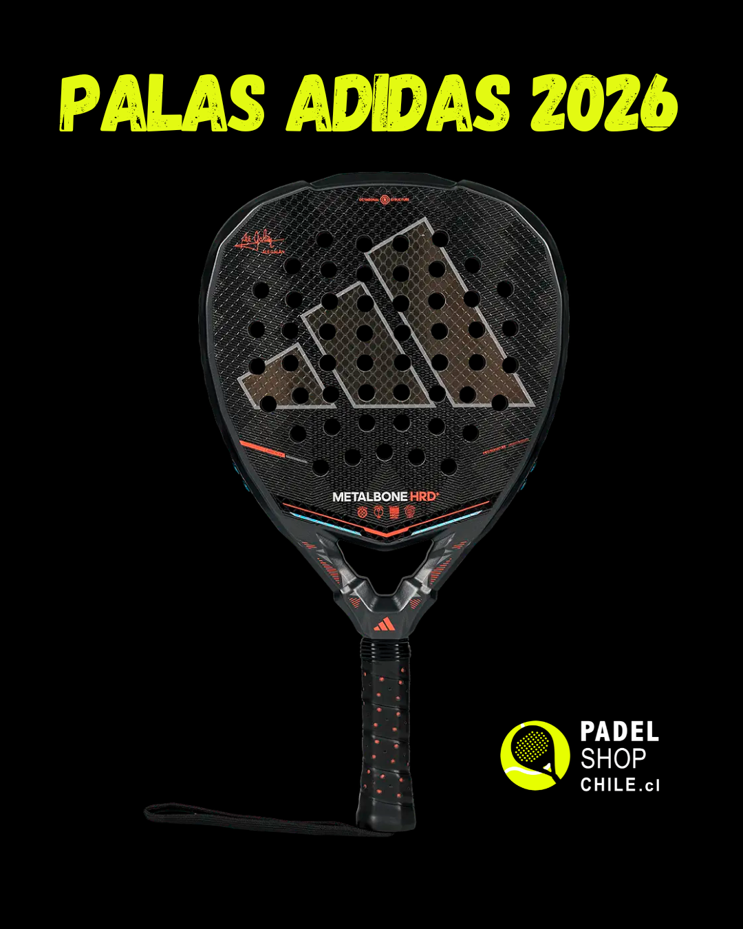 🏓 Pala de pádel Adidas Metalbone HRD 3.5: potencia firme para dominar la pista