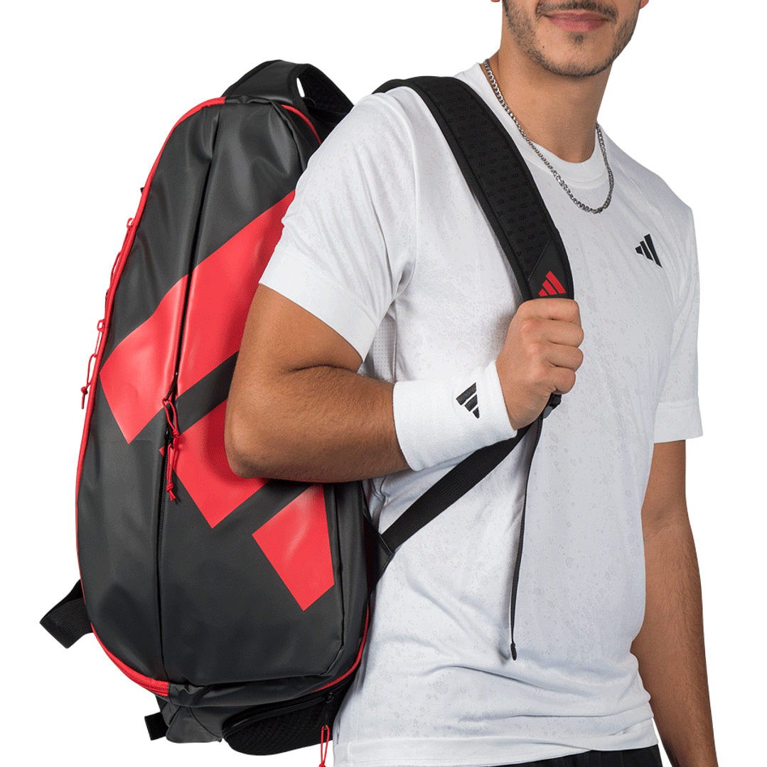 Bolso Paletero de pádel Adidas Multigame Rojo - Ale Galán 2026 7