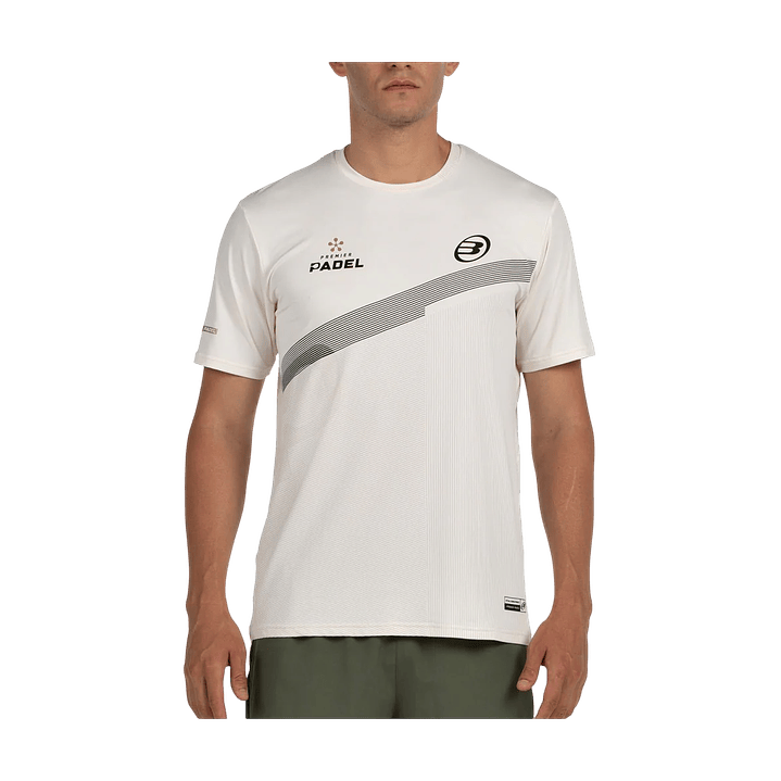 Polera Bullpadel Patos Blanco  1