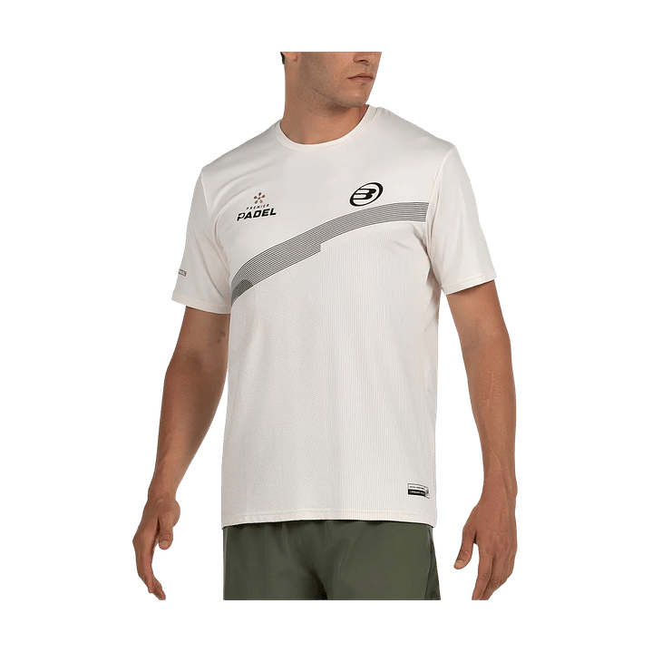 Polera Bullpadel Patos Blanco  2