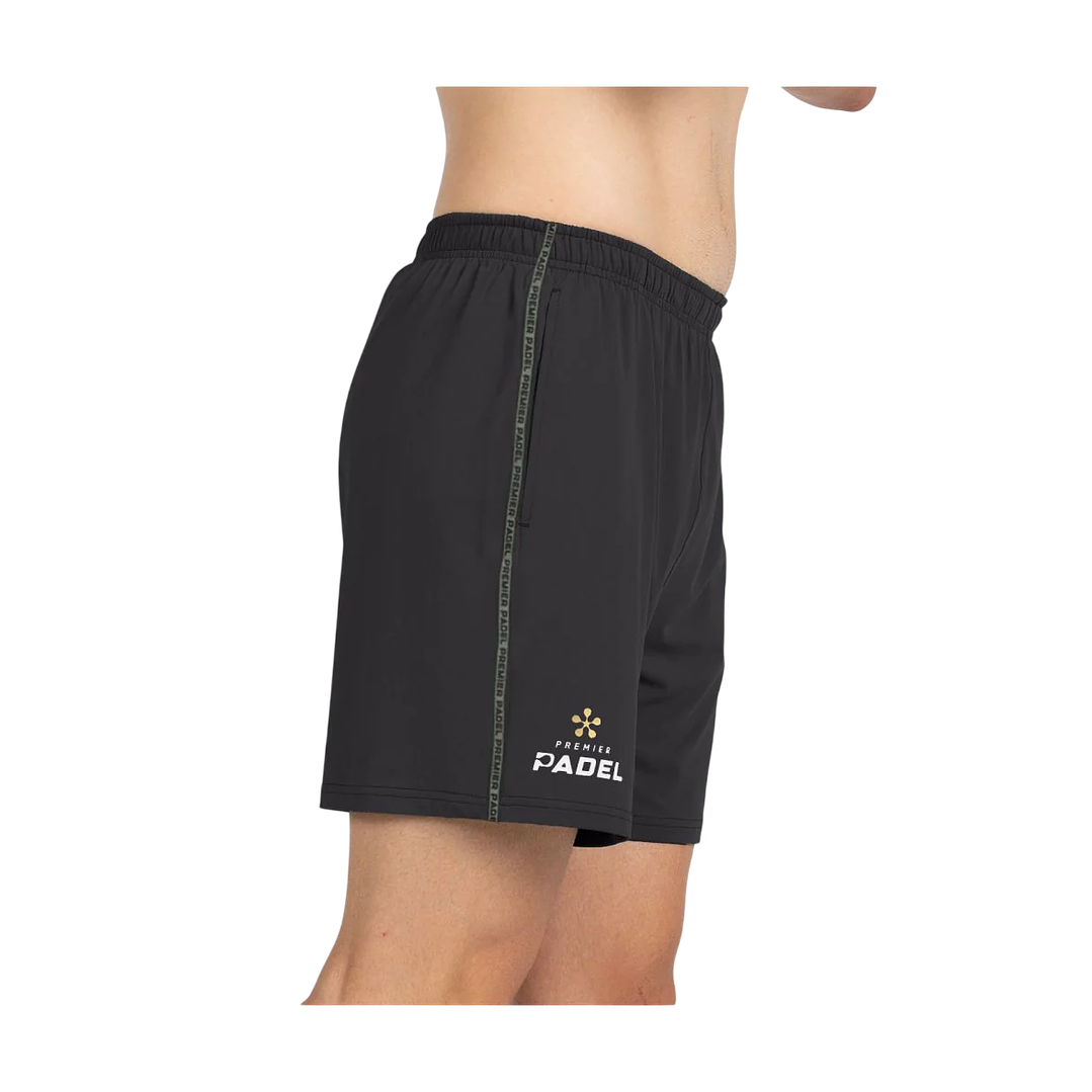 Short Bullpadel Preux Hombre Negro  2