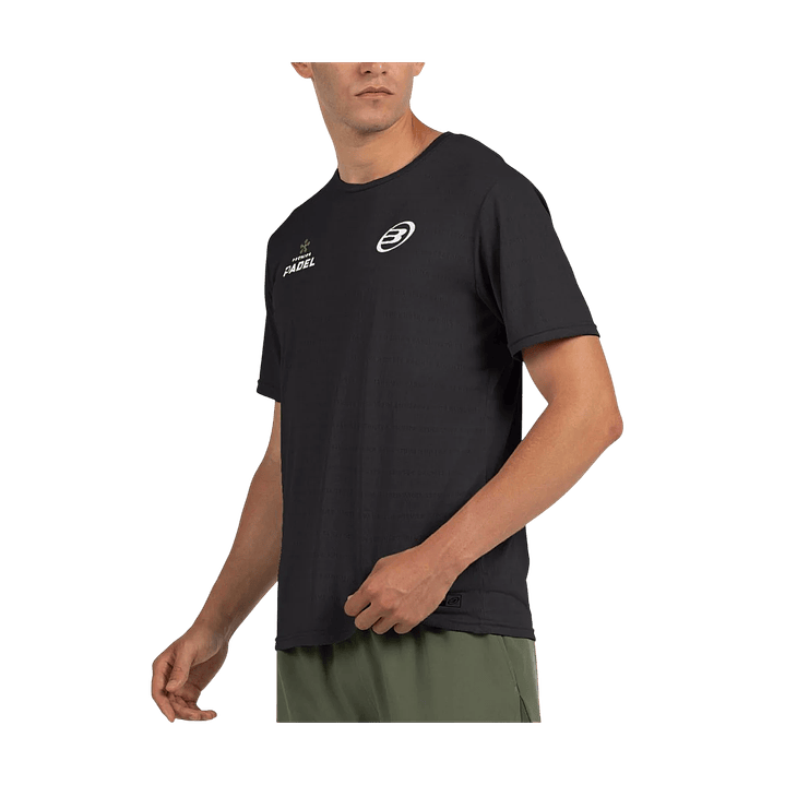 Polera Bullpadel Prilep Negro  3