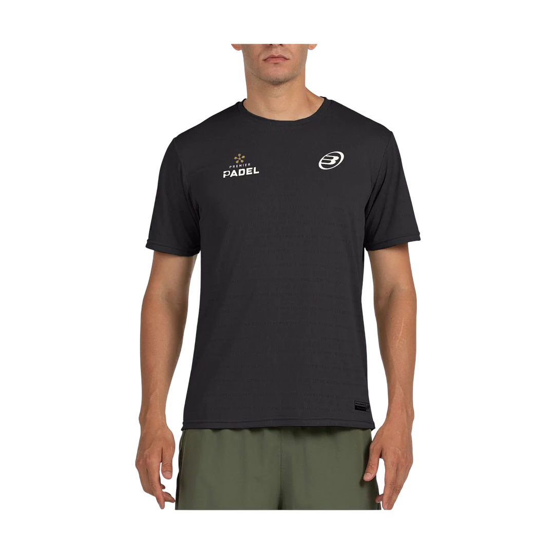 Polera Bullpadel Prilep Negro  1