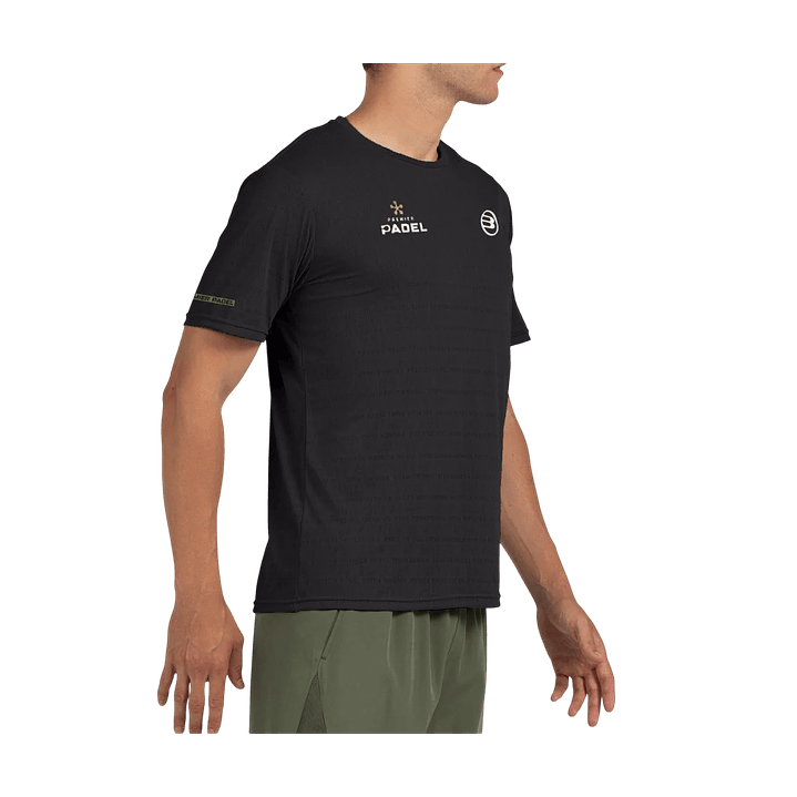 Polera Bullpadel Prilep Negro  2