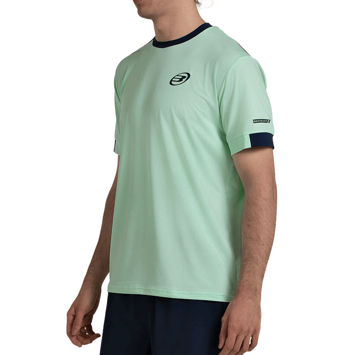 Polera Bullpadel Mananu Verde Acido 3