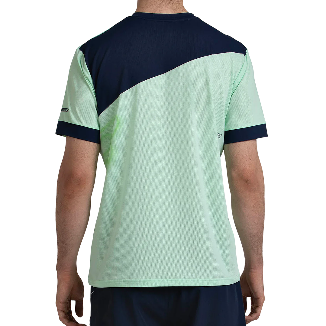 Polera Bullpadel Mananu Verde Acido 4
