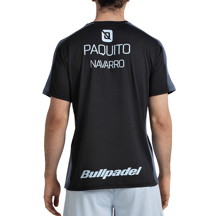 Polera Bullpadel Paquito 2026 Negro 4